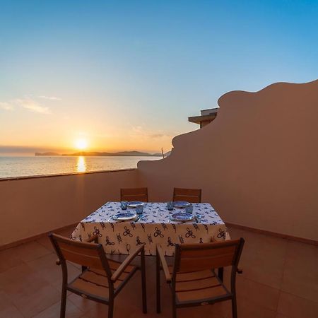 Sea Front Terrace Marco Polo Apartment Алгеро Екстериор снимка